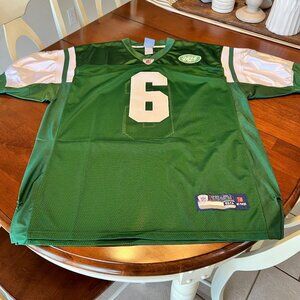 Mark Sanchez Jersey Mens 54 Green New York Jets Reebok On Field Stitched Sewn